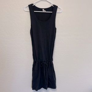 Indicenous Women’s Small Black Sleeveless Dress with drawstring waist